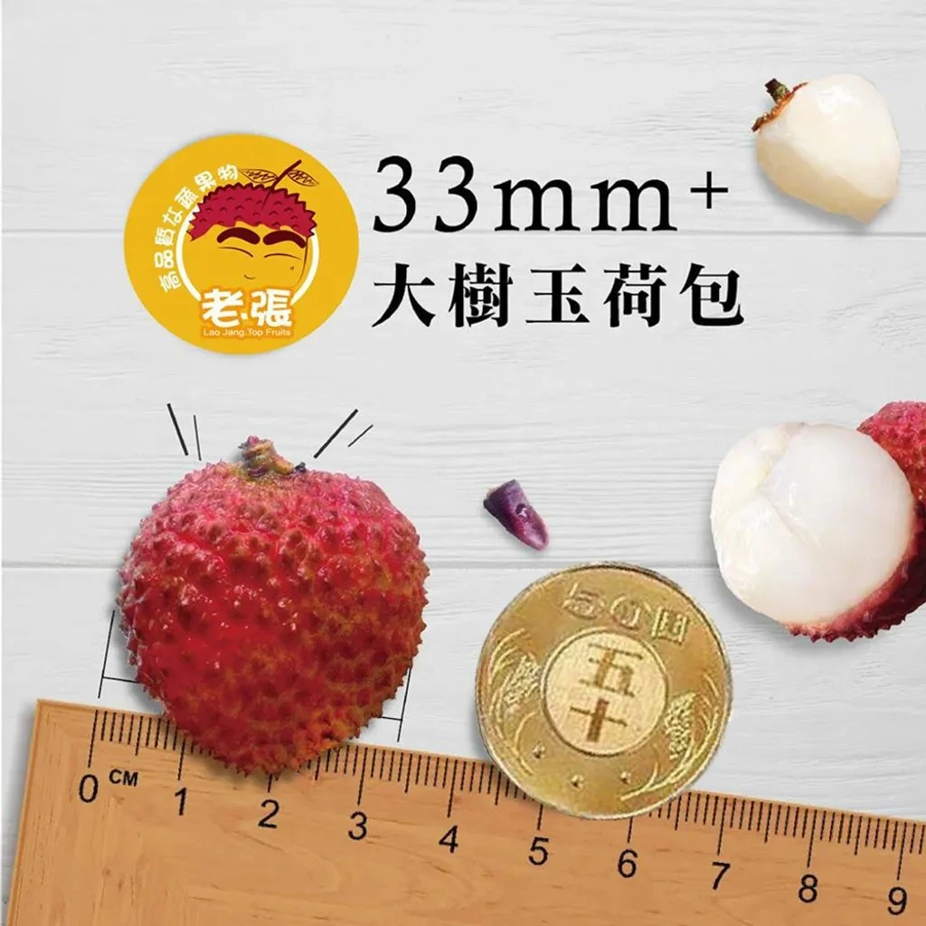 【老張果物】大樹霸王級玉荷包((33mm+)) 5斤禮盒裝免冷藏運費