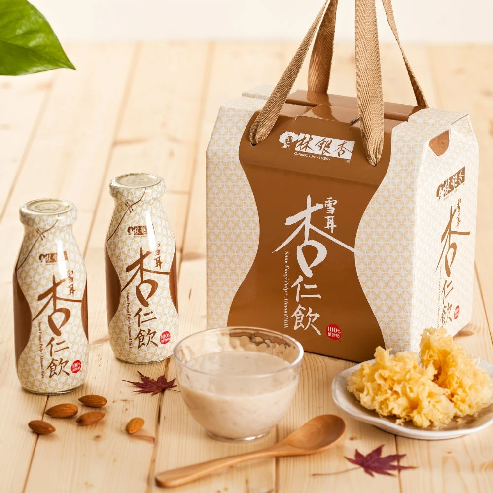 《LINSING 林銀杏》雪耳杏仁飲一盒6瓶宅配免運