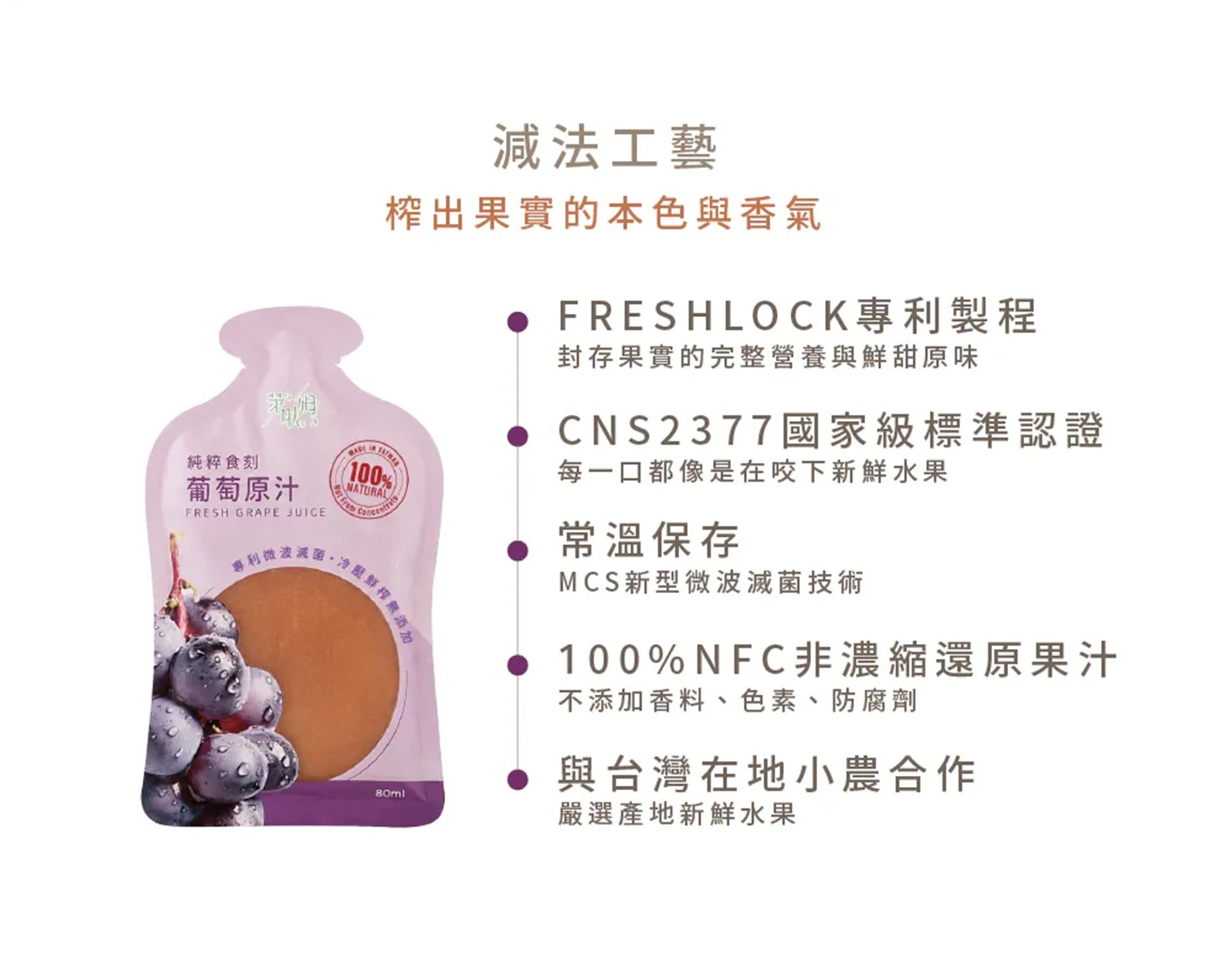 【純粹食刻】100%葡萄原汁免運特惠