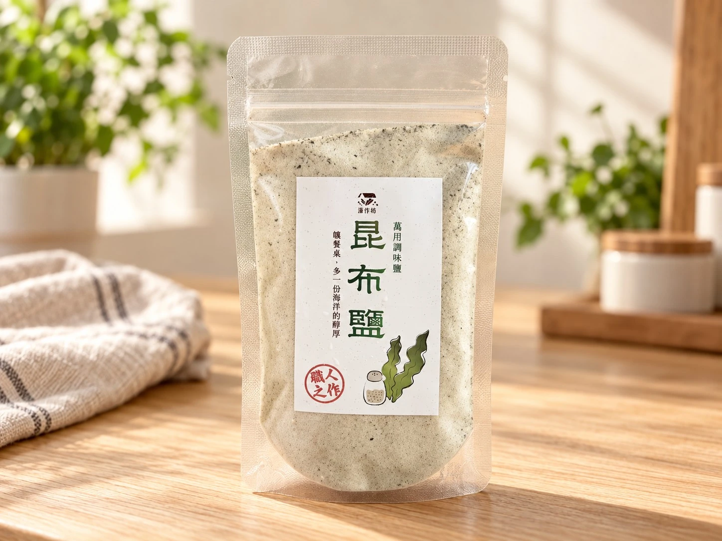 【藻作坊】來自大海的鮮味昆布鹽一包免運費