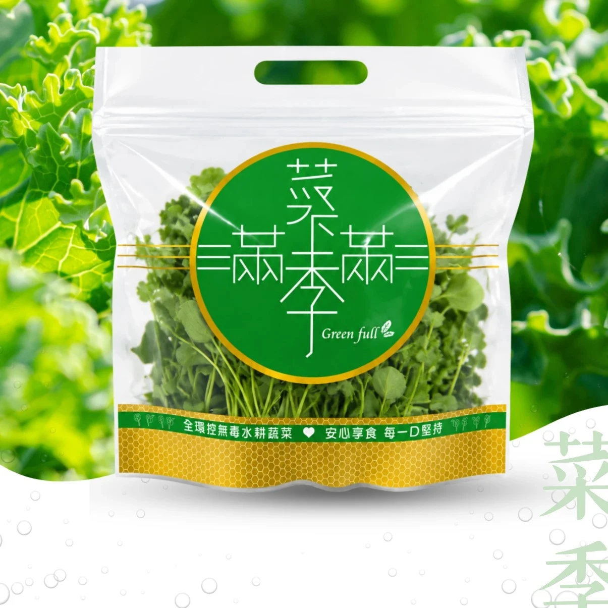 【菜季滿滿】羽衣甘藍120克（袋裝）