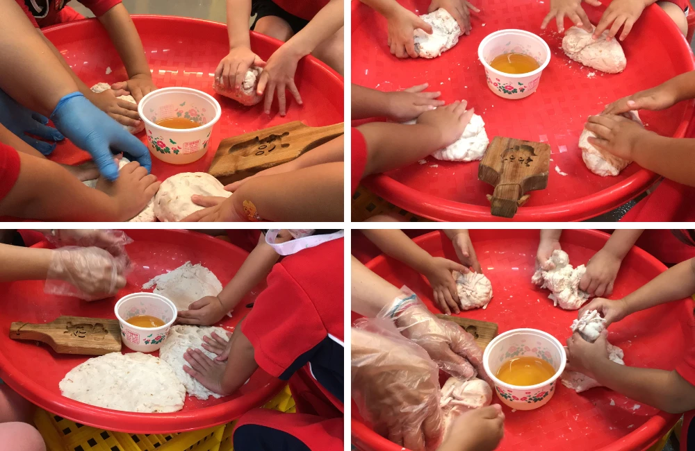 20231020頂尖幼兒園米食DIY芋粿巧