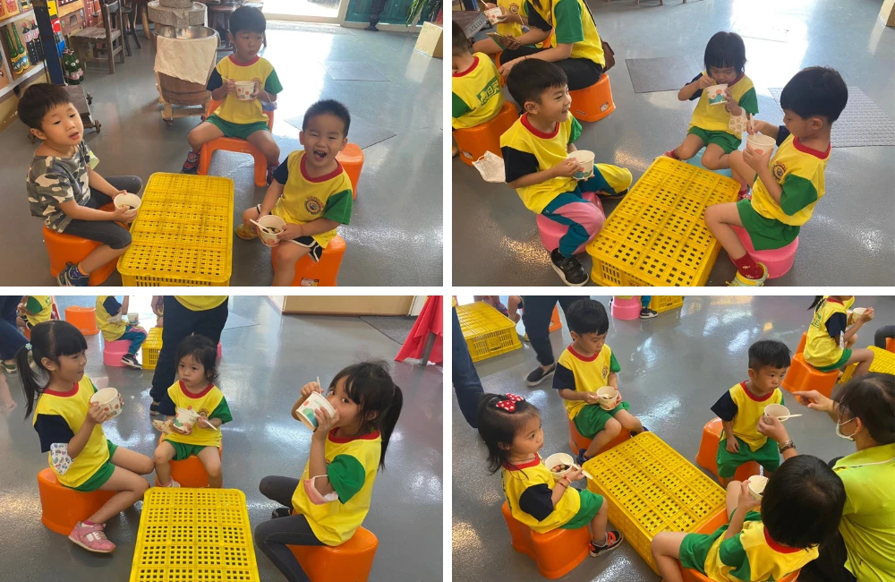 向日葵幼兒園米食DIY﹋搓湯圓體驗