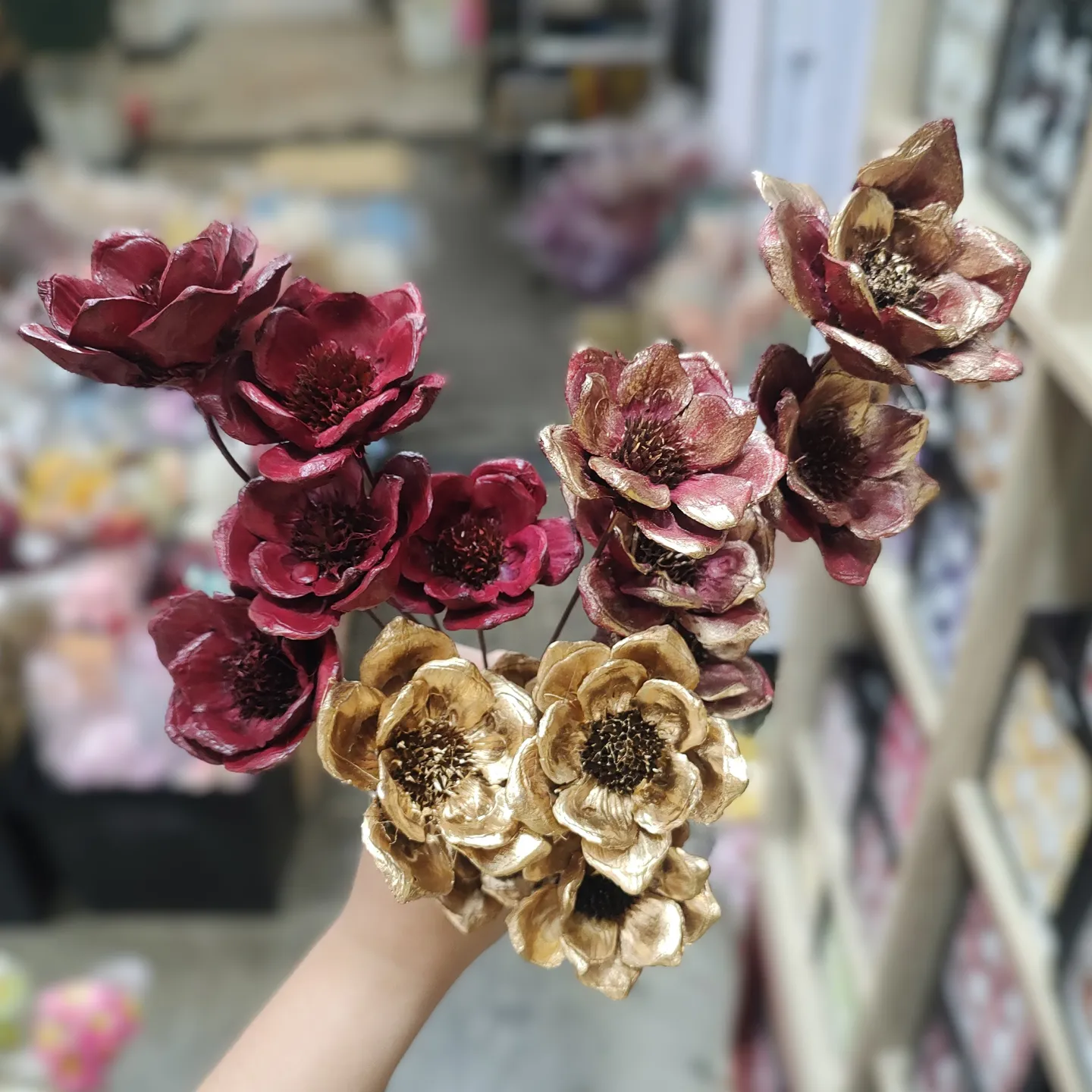 手工松片花