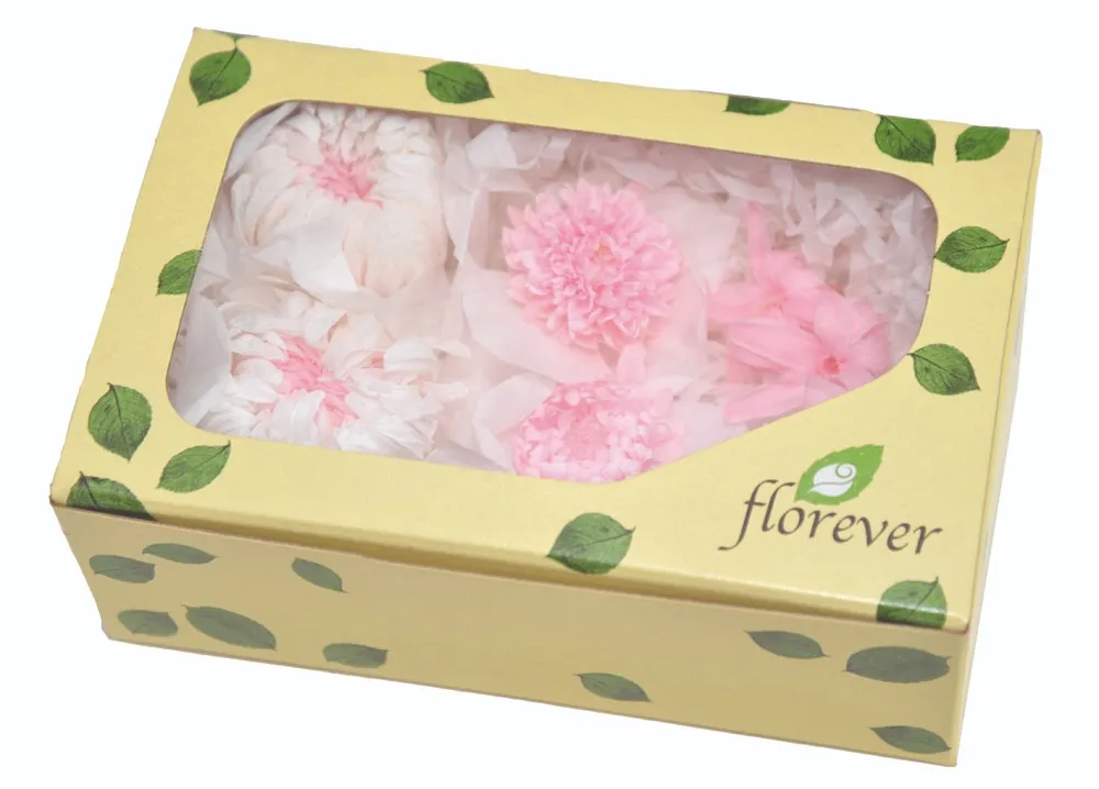 *日本Florever 輪菊紫苑永生花組合 粉色系