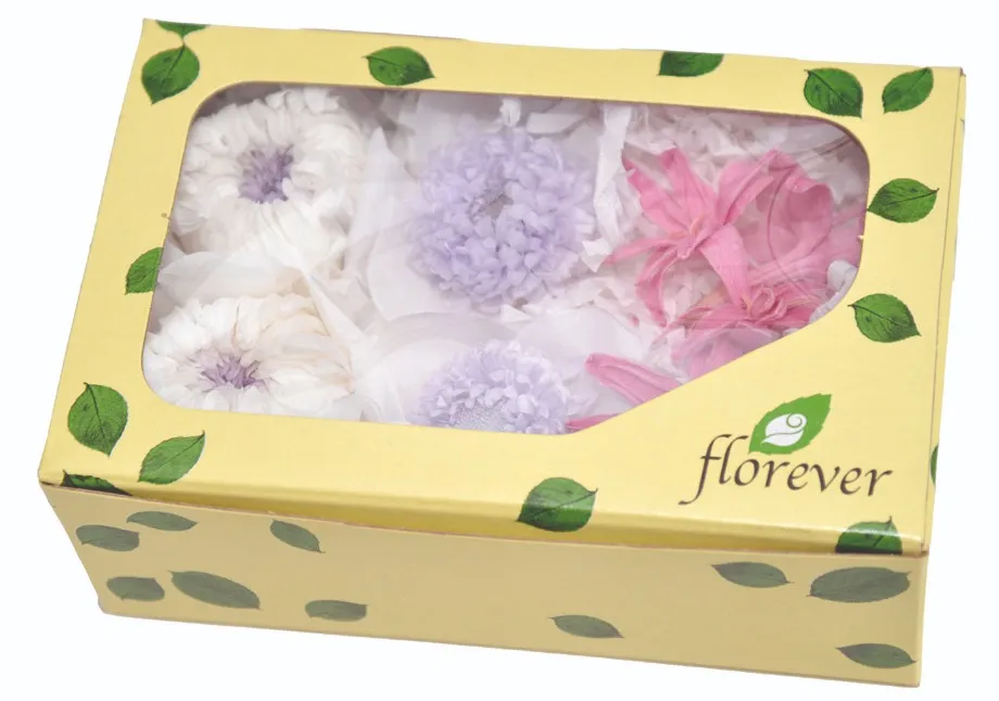 *日本Florever 輪菊紫苑永生花組合 紫色系
