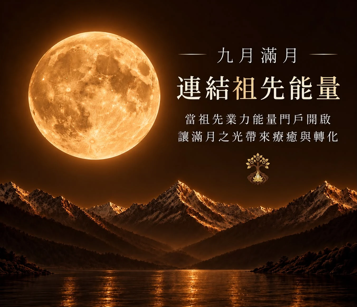 九月滿月線上儀式｜連結祖先能量