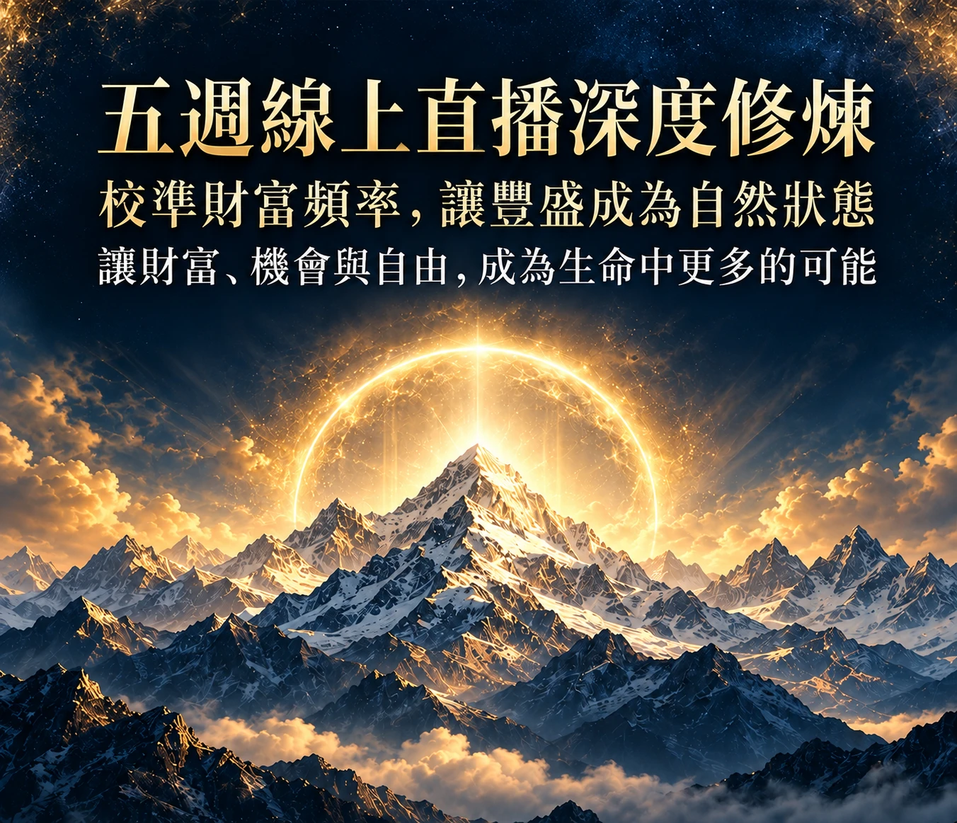 校準財富頻率 | 五週直播深度修練