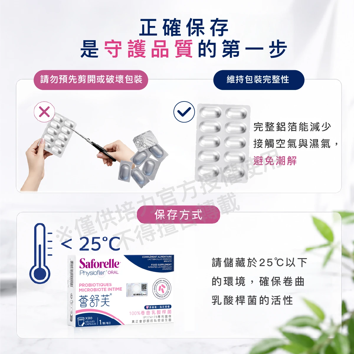 薈舒芙,完整膠囊鋁箔,保護膠囊,濕氣,破壞潮解