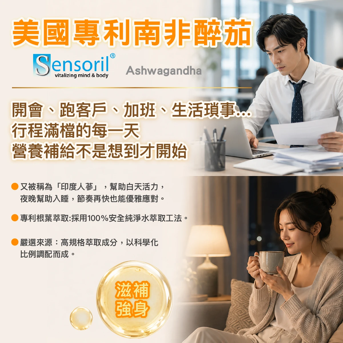 南非醉茄,調整體質,活力能量,健康維持,醉茄內酯,活力表現