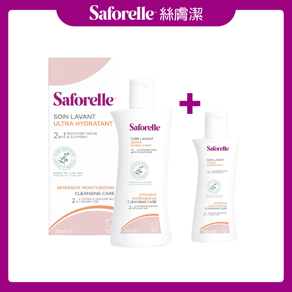 【一輪限定】絲膚潔私密沐浴露 保濕加強型 100ml+250ml