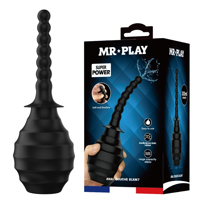 MR.PLAY 男女通用橡膠後庭手動沖洗器
