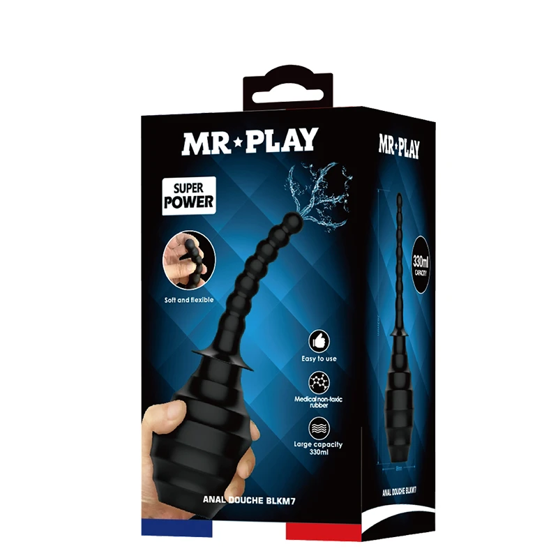 MR.PLAY 男女通用橡膠後庭手動沖洗器