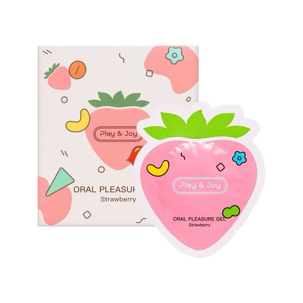 PLAY&JOY 口交潤滑液-草莓風味 3ml*5 隨身盒