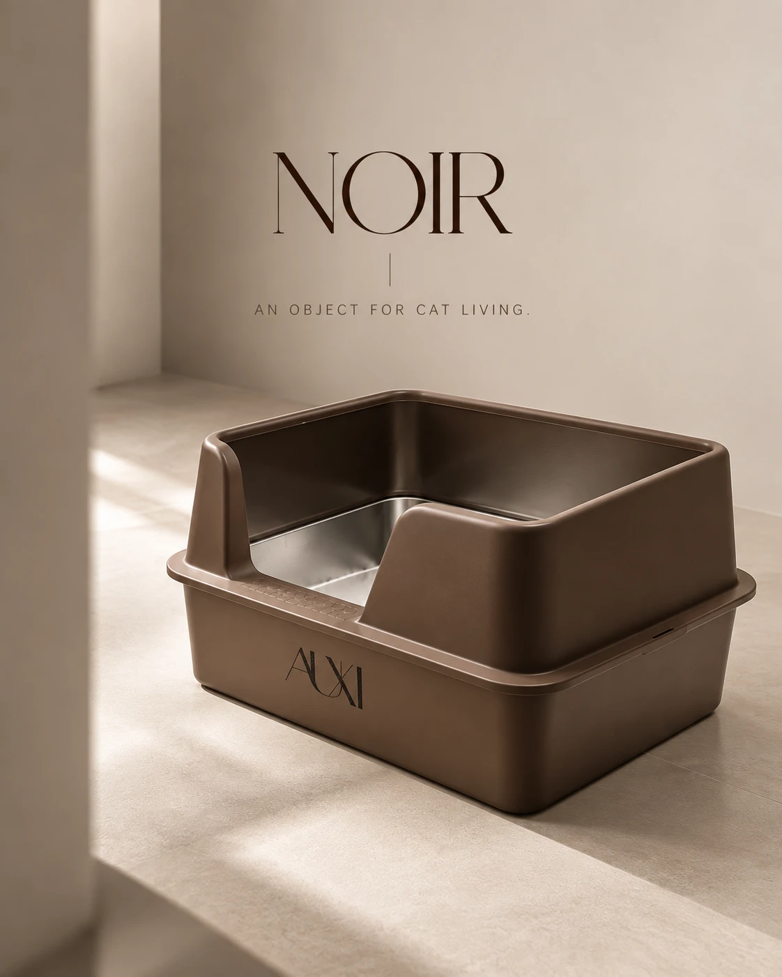 展期限定優惠｜NOIR｜精品不鏽鋼貓砂盆