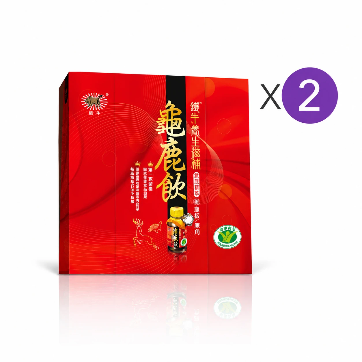 【 雙11有購力】龜鹿靈活組(6入x2盒)
