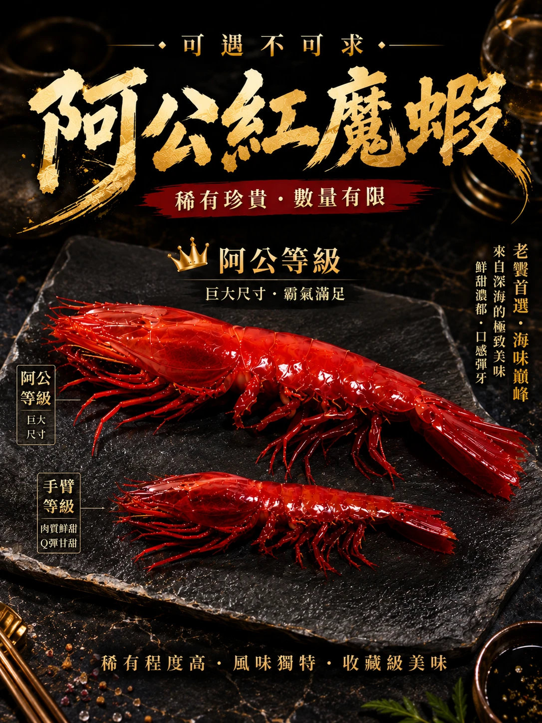 阿公等級紅魔蝦