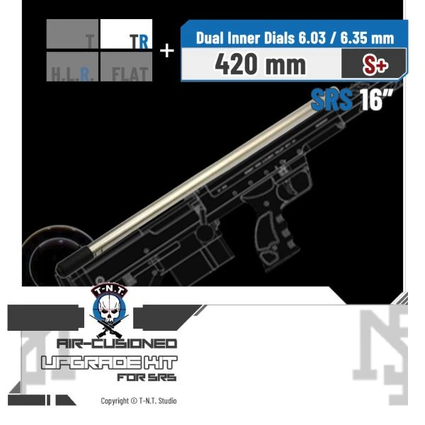 T-N.T. APS-X HOP-UP System SRS 16吋 日蝕 管皮升級組 (420 mm + TR-HOP)