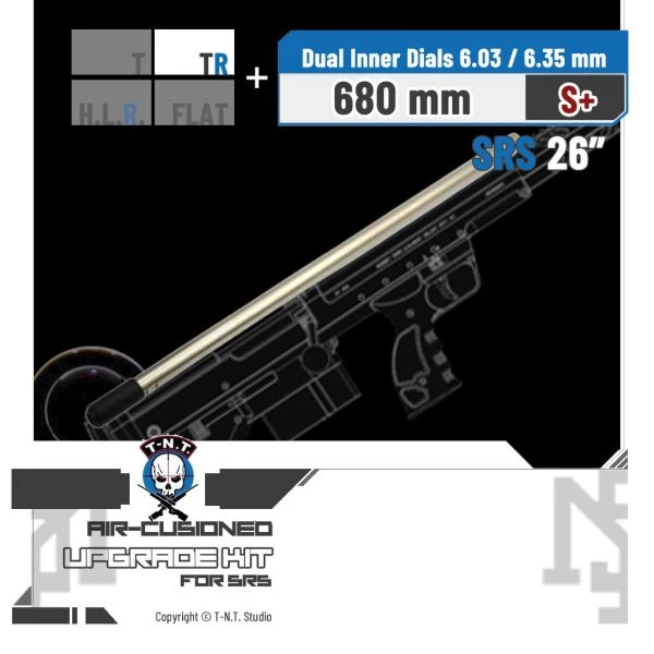 T-N.T. APS-X HOP-UP System SRS 26吋 日蝕 管皮升級組 (680 mm + TR-HOP)