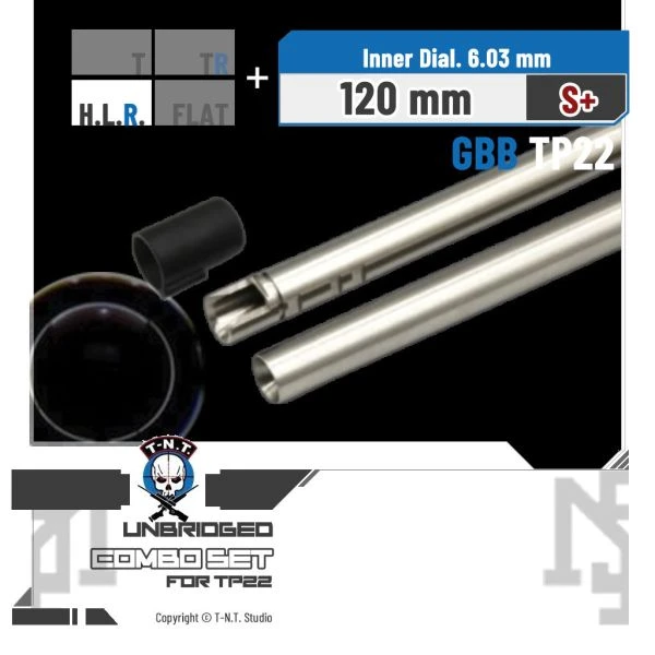 T-N.T. APS-X HOP-UP System TP22 切橋 日蝕 管皮升級組 (120 mm + H.L.R.)