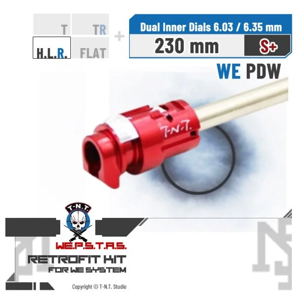 T-N.T. APS-X HOP-UP System WEPSTAS WE 系統 日蝕 管皮座升級組 (230mm - 640mm)
