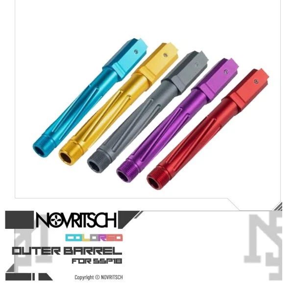 NOVRITSCH SSP18 原廠客製 異色 TDC 外管 (藍/金/灰/紫/紅)