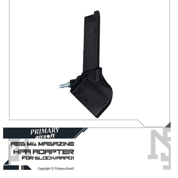 Primary Airsoft GLOCK/AAP01 斜角 HPA 轉接座 (轉 AEG M4 彈匣)