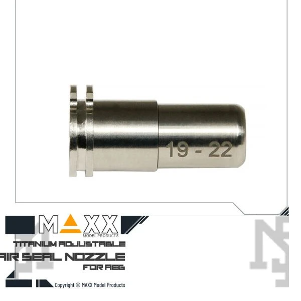 MAXX 電槍用 可調式 鈦合金 氣密型 推嘴 (19 - 22 mm) (高射速推薦)