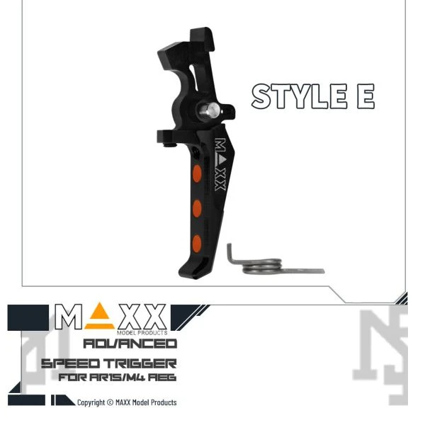MAXX 電槍用 Style E 進階 競技級 直扳機 (黑色)