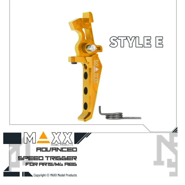 MAXX 電槍用 Style E 進階 競技級 直扳機 (金色)