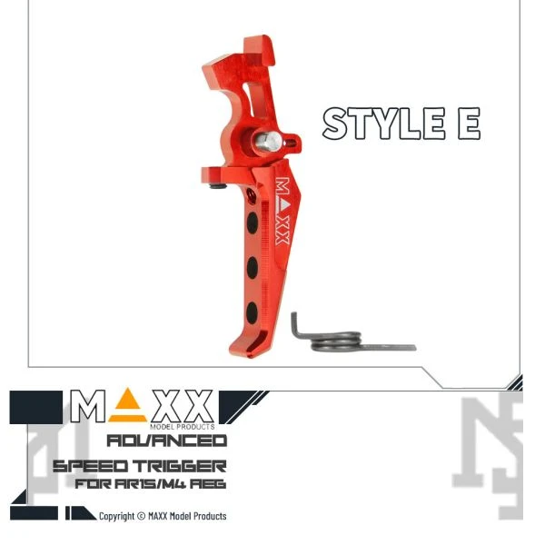MAXX 電槍用 Style E 進階 競技級 直扳機 (紅色)