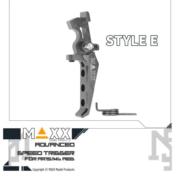 MAXX 電槍用 Style E 進階 競技級 直扳機 (鈦灰)