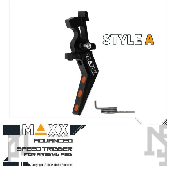 MAXX 電槍用 Style A 進階 競技級 折線扳機 (黑色)