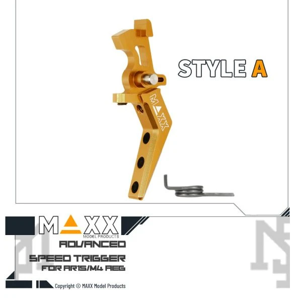 MAXX 電槍用 Style A 進階 競技級 折線扳機 (金色)