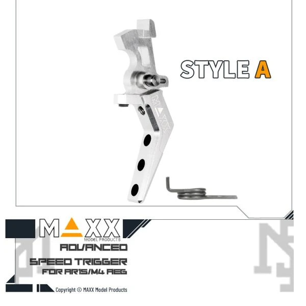 MAXX 電槍用 Style A 進階 競技級 折線扳機 (銀色)