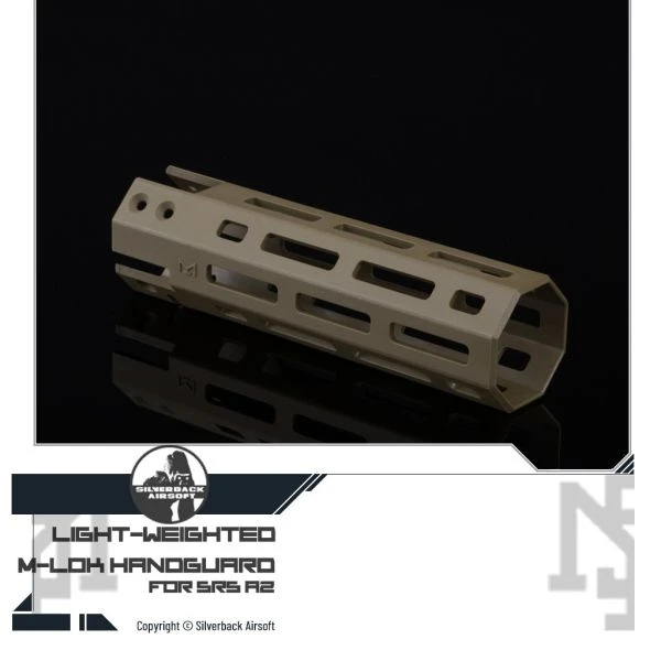 Silverback SRS A2 輕量 M-LOK 護木 (沙色)