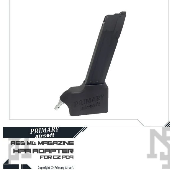 Primary Airsoft CZ P09 HPA 轉接座 (轉 AEG M4 彈匣)