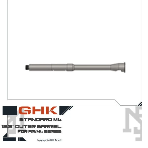 GHK AR/M4 12.5吋 外管