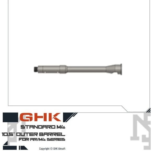GHK AR/M4 10.5吋 外管