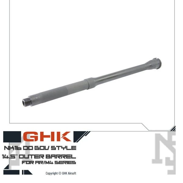 GHK AR/M4 URGI 14.5吋 MK16 DD GOV樣式 外管