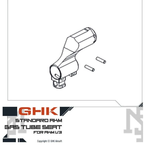 GHK AKM V3 熱氣導管座