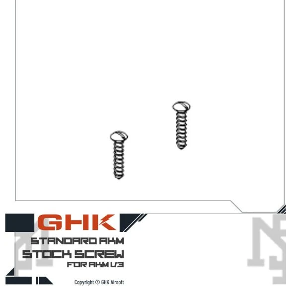 GHK AKM V3 槍托螺絲