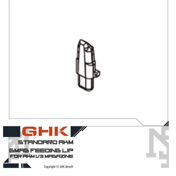 GHK AKM V3 彈匣 GMAG 上彈唇