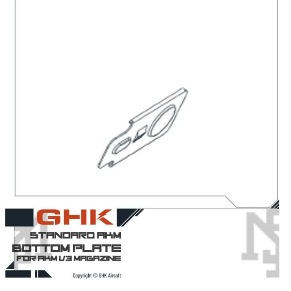 GHK AKM V3 彈匣 底蓋