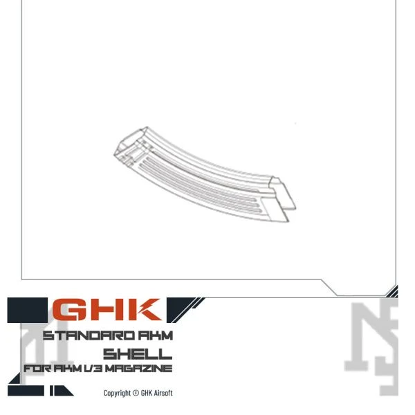 GHK AKM V3 彈匣 外殼