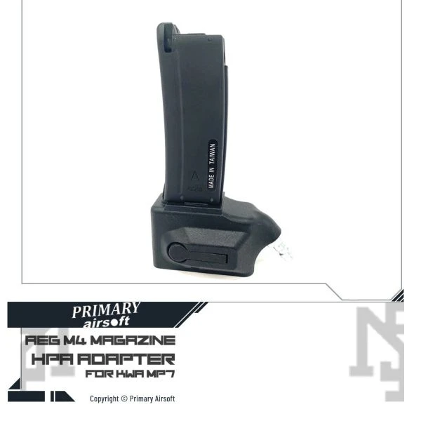 Primary Airsoft KWA MP7 HPA 轉接座 (轉 AEG M4 彈匣)