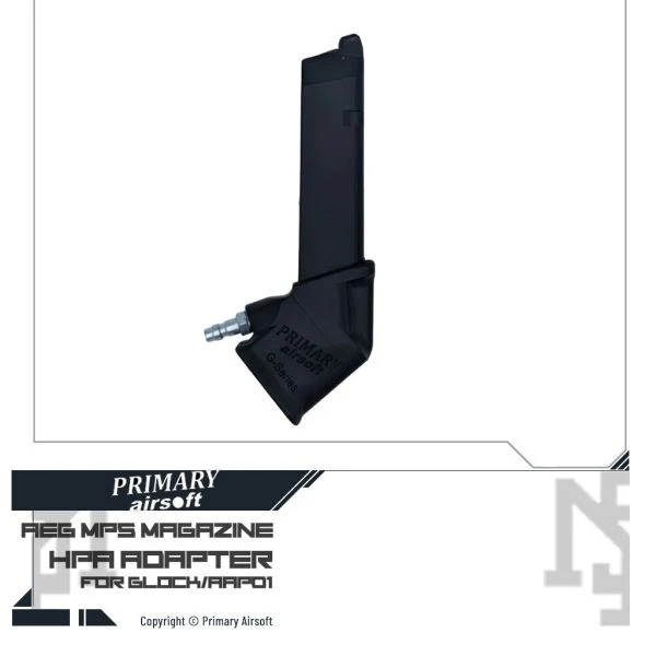 Primary Airsoft GLOCK/AAP01 斜角 HPA 轉接座 (轉 AEG MP5 彈匣)
