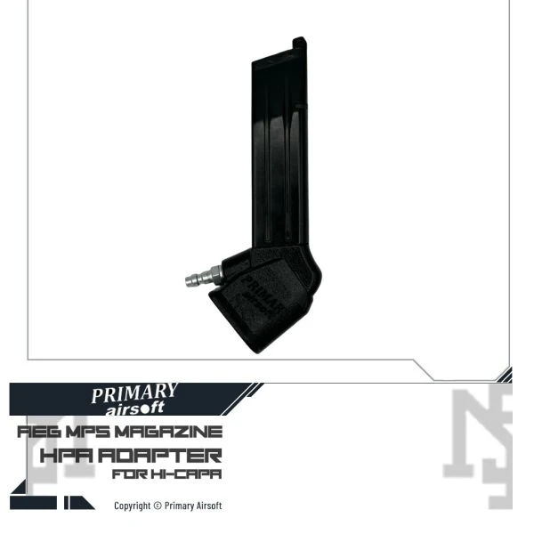 Primary Airsoft Hi-capa 斜角 HPA 轉接座 (轉 AEG MP5 彈匣)