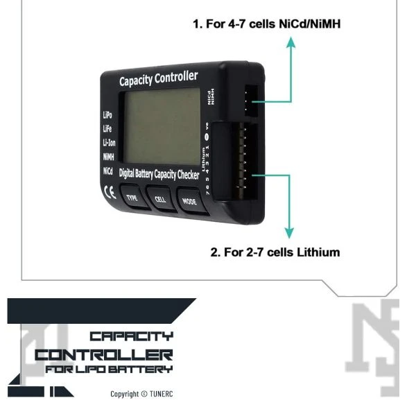 CellMeter 7 電池 電量/電壓 檢測器/電壓表