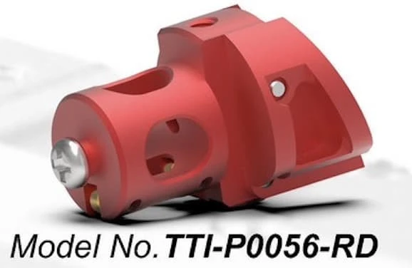 TTI CNC 7075鋁合金零阻力輕量化紅色飛機座 for SSP5